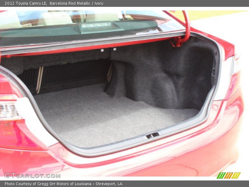 Barcelona Red Metallic / Ivory 2012 Toyota Camry LE