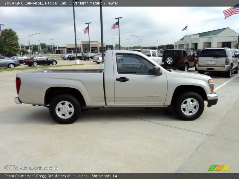  2004 Canyon SLE Regular Cab Silver Birch Metallic