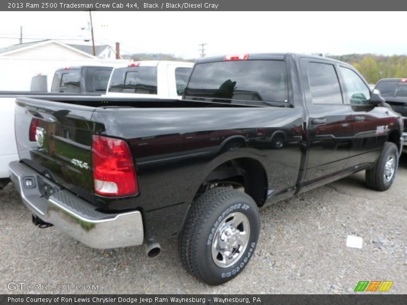 Black / Black/Diesel Gray 2013 Ram 2500 Tradesman Crew Cab 4x4