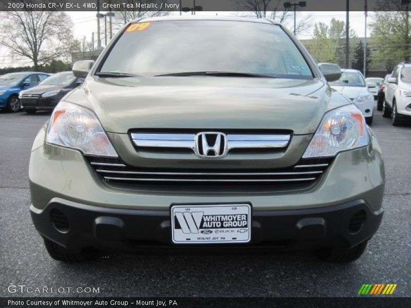 Green Tea Metallic / Ivory 2009 Honda CR-V EX-L 4WD