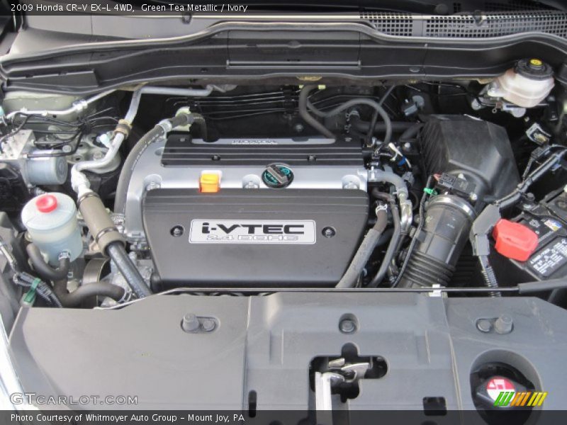 Green Tea Metallic / Ivory 2009 Honda CR-V EX-L 4WD