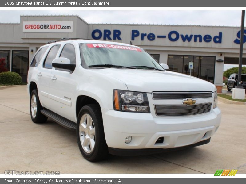 Summit White / Light Cashmere 2009 Chevrolet Tahoe LT