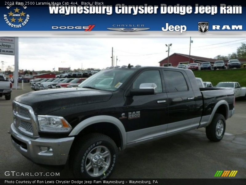 Black / Black 2013 Ram 2500 Laramie Mega Cab 4x4