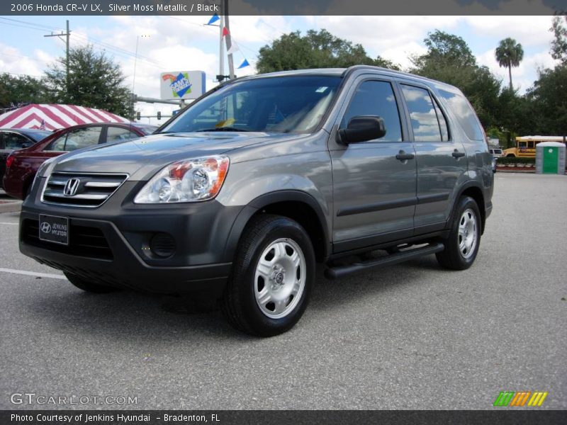 Silver Moss Metallic / Black 2006 Honda CR-V LX
