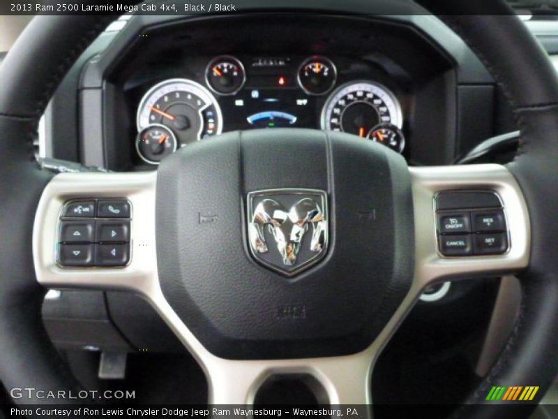 Black / Black 2013 Ram 2500 Laramie Mega Cab 4x4