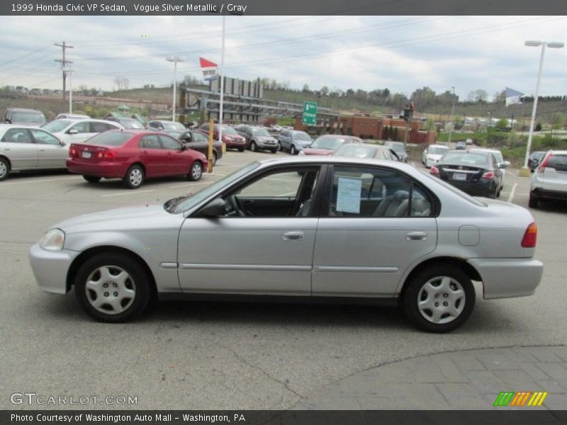 Vogue Silver Metallic / Gray 1999 Honda Civic VP Sedan