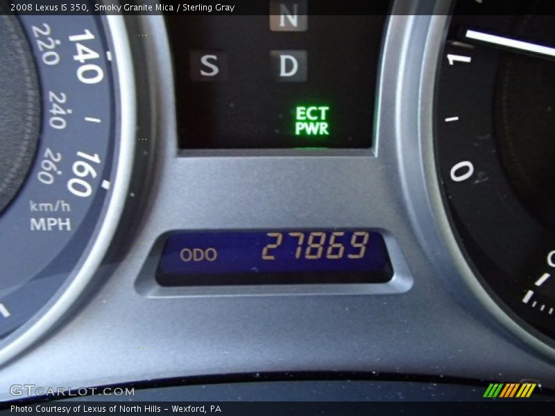Smoky Granite Mica / Sterling Gray 2008 Lexus IS 350