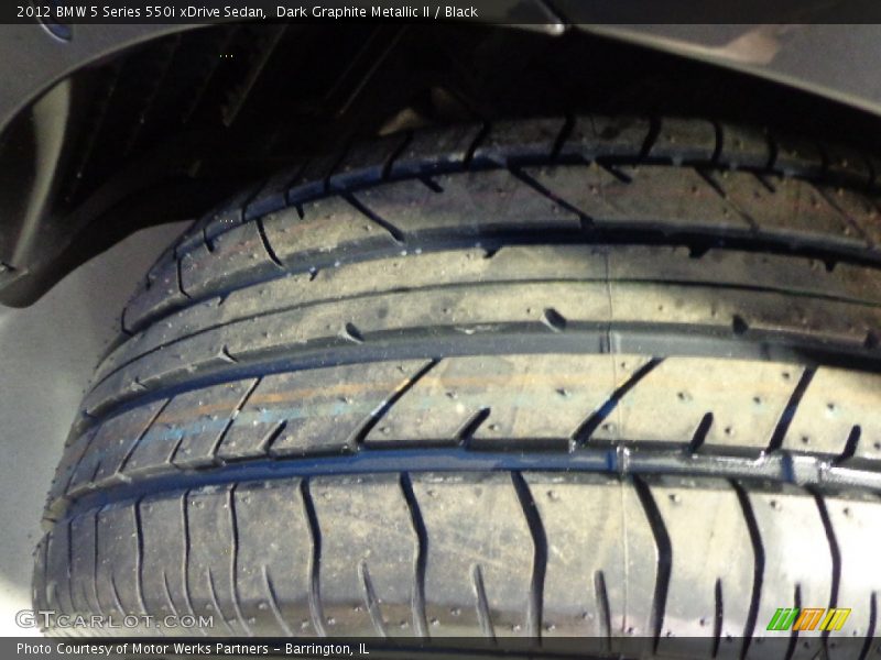 Dark Graphite Metallic II / Black 2012 BMW 5 Series 550i xDrive Sedan