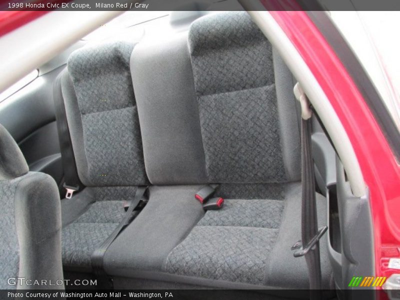 Milano Red / Gray 1998 Honda Civic EX Coupe