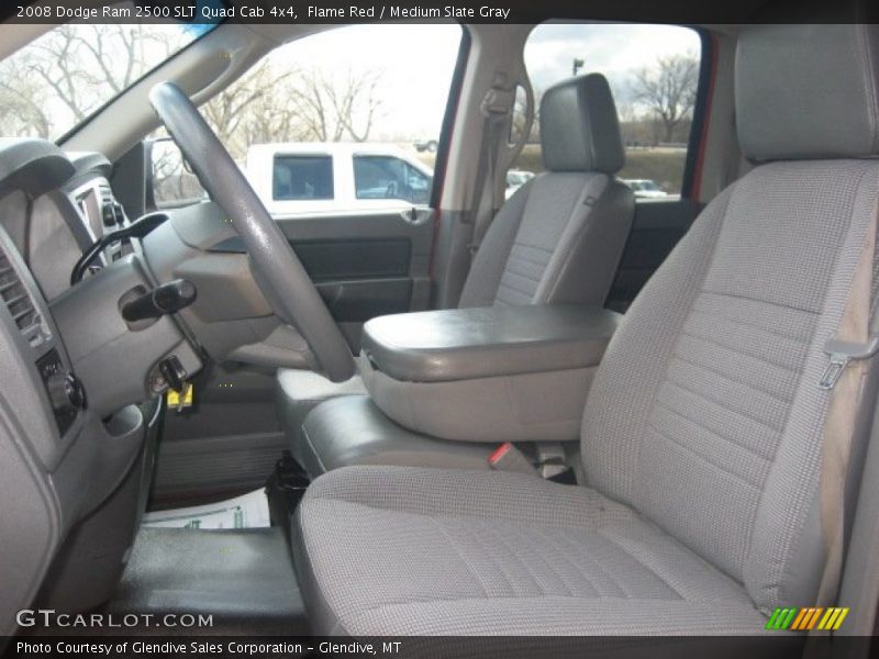 Front Seat of 2008 Ram 2500 SLT Quad Cab 4x4