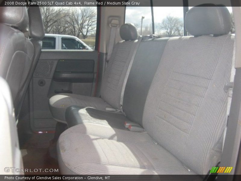 Rear Seat of 2008 Ram 2500 SLT Quad Cab 4x4