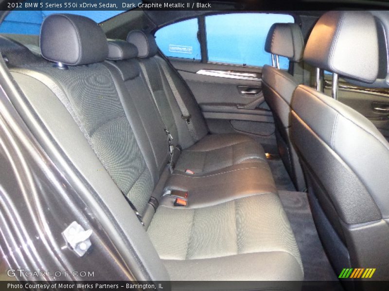 Dark Graphite Metallic II / Black 2012 BMW 5 Series 550i xDrive Sedan