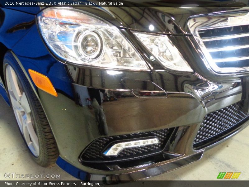 Black / Natural Beige 2010 Mercedes-Benz E 350 4Matic Sedan