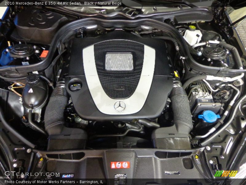 Black / Natural Beige 2010 Mercedes-Benz E 350 4Matic Sedan