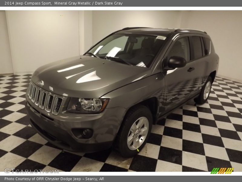Mineral Gray Metallic / Dark Slate Gray 2014 Jeep Compass Sport