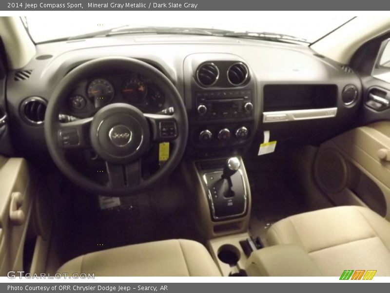 Mineral Gray Metallic / Dark Slate Gray 2014 Jeep Compass Sport