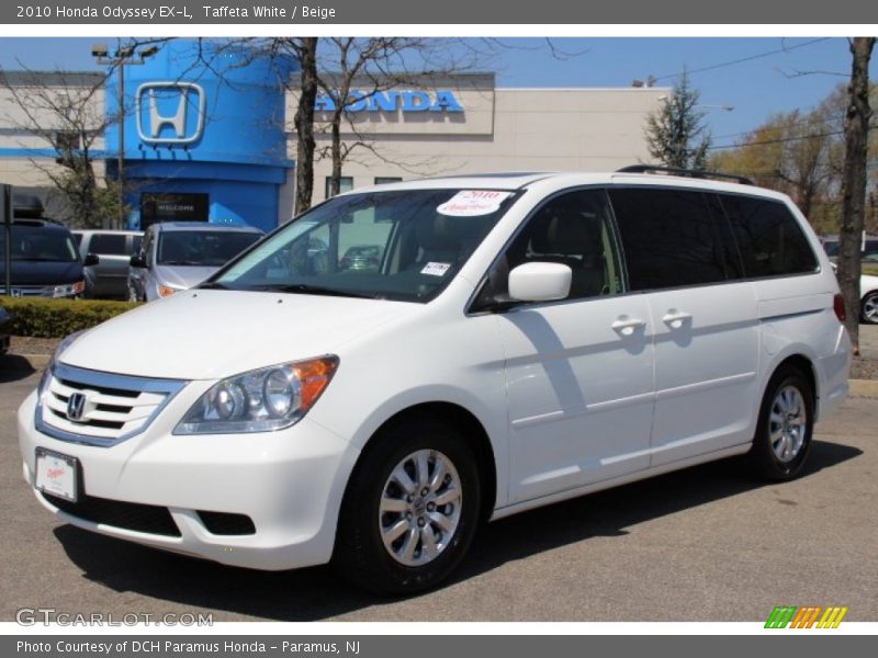Taffeta White / Beige 2010 Honda Odyssey EX-L