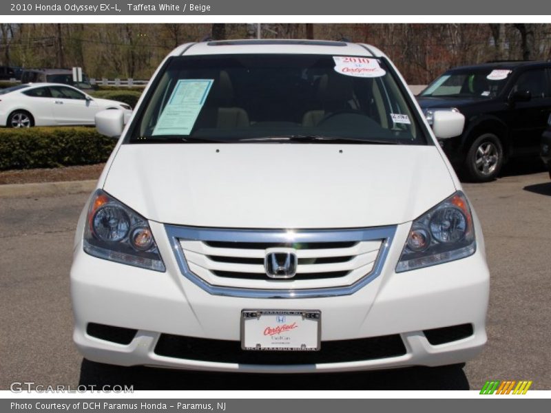Taffeta White / Beige 2010 Honda Odyssey EX-L