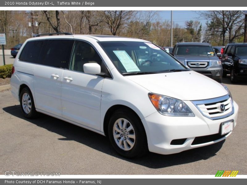 Taffeta White / Beige 2010 Honda Odyssey EX-L