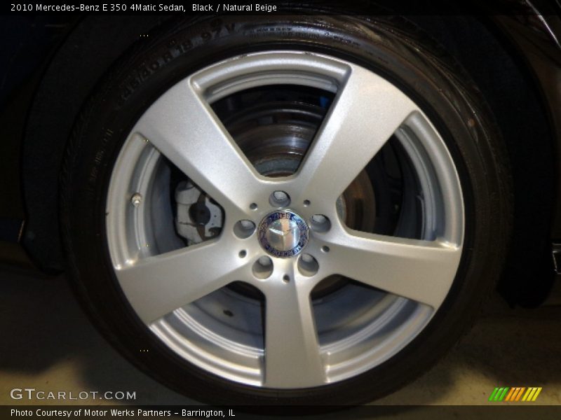 Black / Natural Beige 2010 Mercedes-Benz E 350 4Matic Sedan