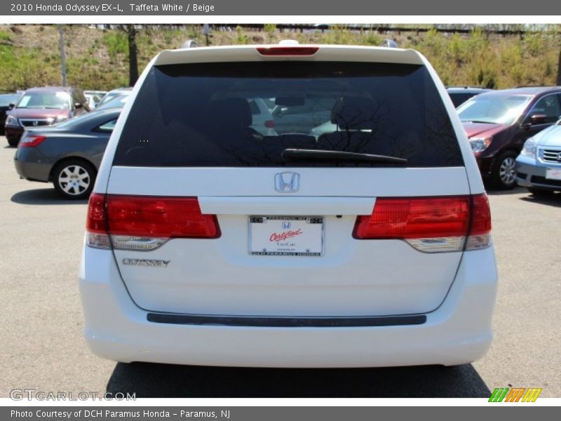 Taffeta White / Beige 2010 Honda Odyssey EX-L
