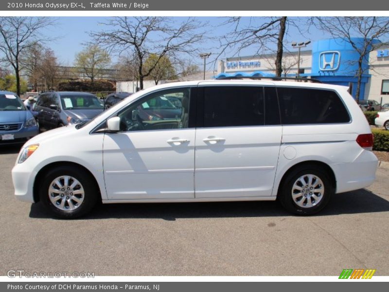 Taffeta White / Beige 2010 Honda Odyssey EX-L