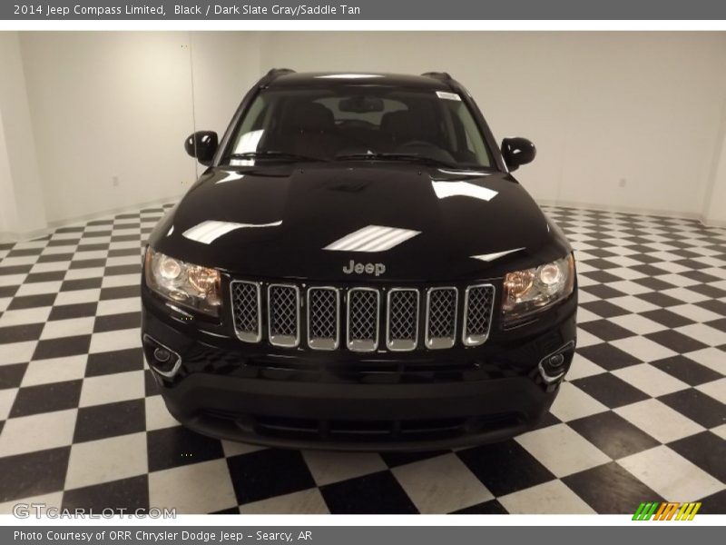 Black / Dark Slate Gray/Saddle Tan 2014 Jeep Compass Limited