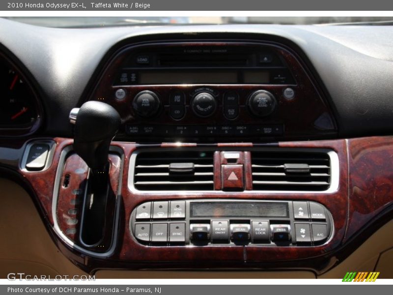 Taffeta White / Beige 2010 Honda Odyssey EX-L