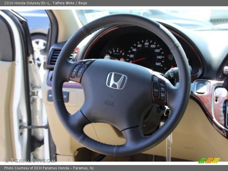 Taffeta White / Beige 2010 Honda Odyssey EX-L
