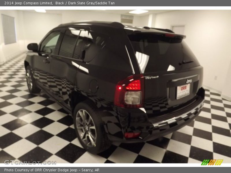 Black / Dark Slate Gray/Saddle Tan 2014 Jeep Compass Limited