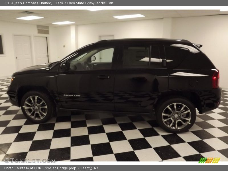 Black / Dark Slate Gray/Saddle Tan 2014 Jeep Compass Limited