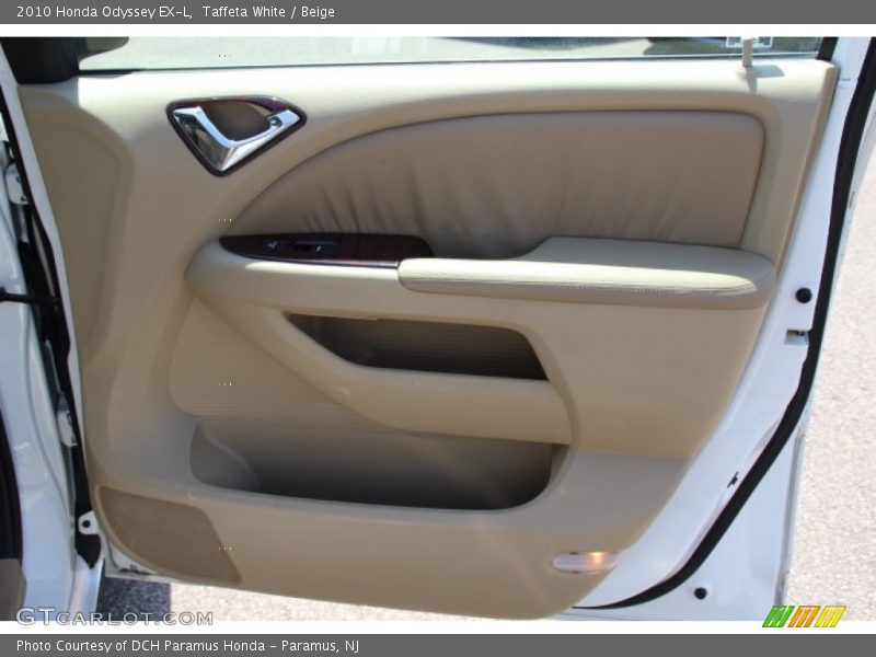 Taffeta White / Beige 2010 Honda Odyssey EX-L