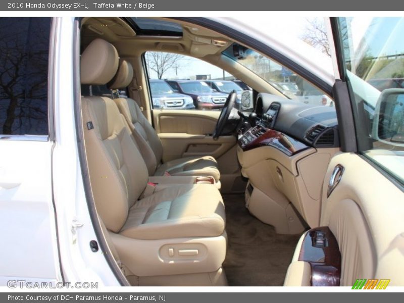 Taffeta White / Beige 2010 Honda Odyssey EX-L