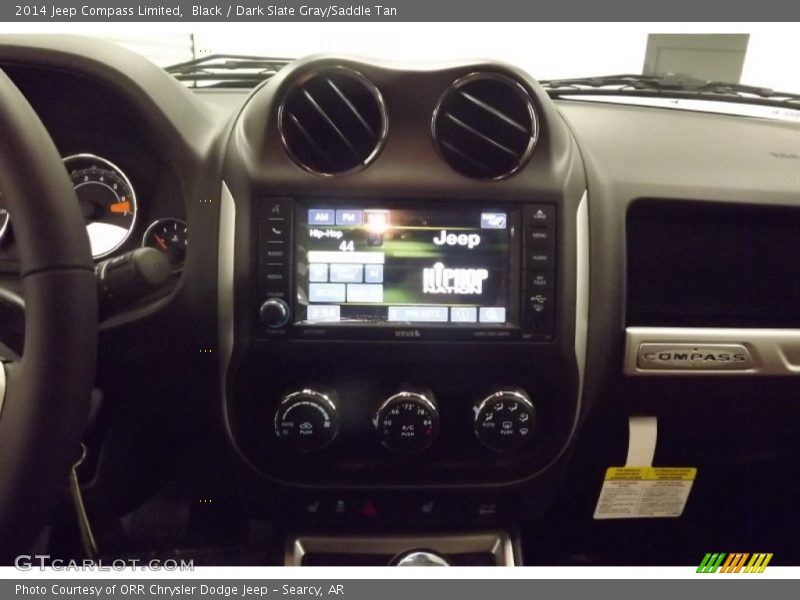 Black / Dark Slate Gray/Saddle Tan 2014 Jeep Compass Limited