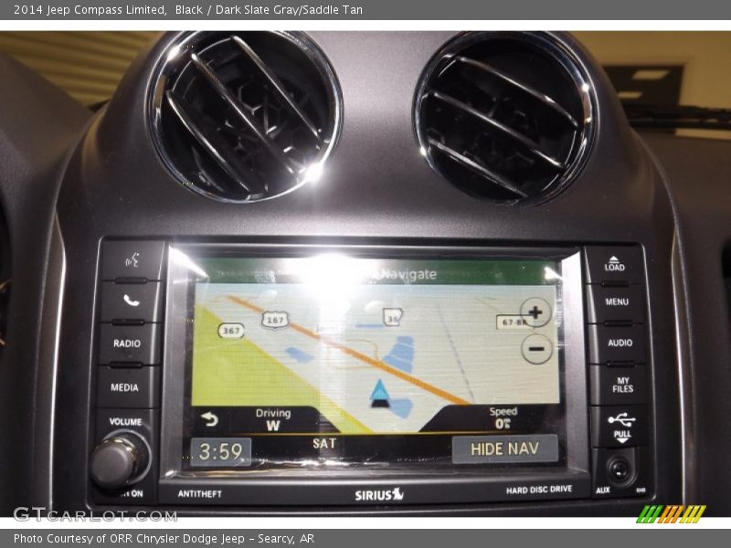 Black / Dark Slate Gray/Saddle Tan 2014 Jeep Compass Limited