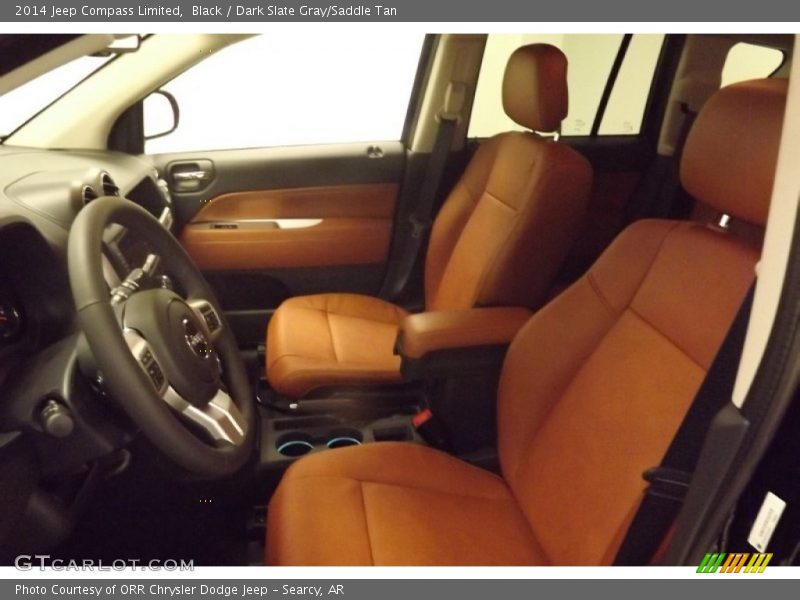 Black / Dark Slate Gray/Saddle Tan 2014 Jeep Compass Limited