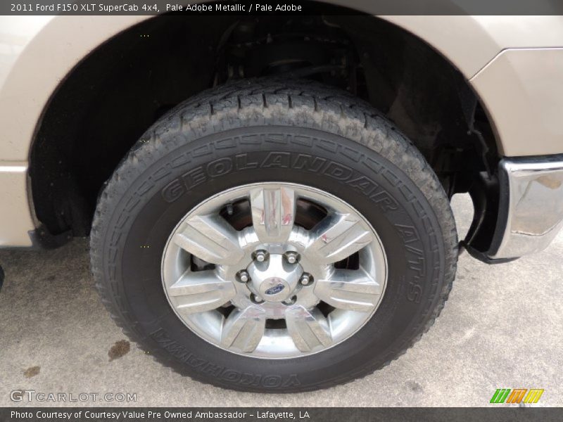 Pale Adobe Metallic / Pale Adobe 2011 Ford F150 XLT SuperCab 4x4