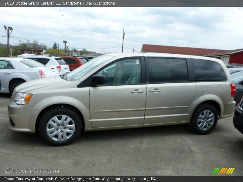 Sandstone / Black/Sandstorm 2013 Dodge Grand Caravan SE