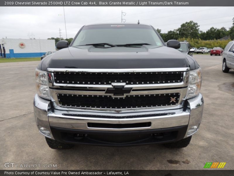 Black Granite Metallic / Light Titanium/Dark Titanium 2009 Chevrolet Silverado 2500HD LTZ Crew Cab 4x4