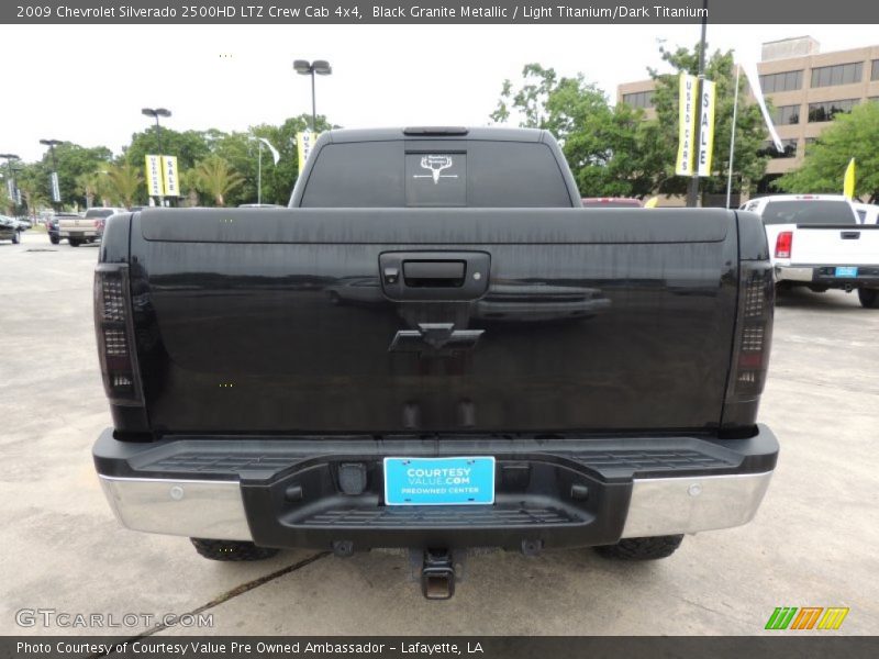 Black Granite Metallic / Light Titanium/Dark Titanium 2009 Chevrolet Silverado 2500HD LTZ Crew Cab 4x4