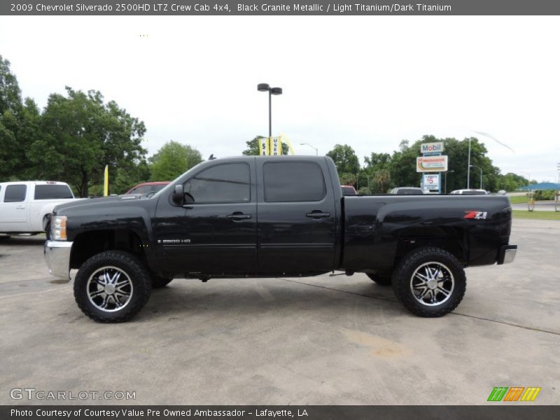 Black Granite Metallic / Light Titanium/Dark Titanium 2009 Chevrolet Silverado 2500HD LTZ Crew Cab 4x4