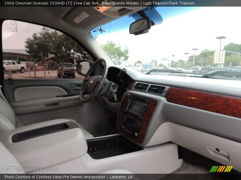 Black Granite Metallic / Light Titanium/Dark Titanium 2009 Chevrolet Silverado 2500HD LTZ Crew Cab 4x4