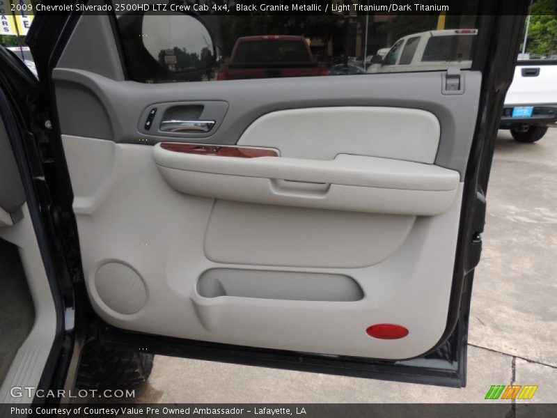 Black Granite Metallic / Light Titanium/Dark Titanium 2009 Chevrolet Silverado 2500HD LTZ Crew Cab 4x4