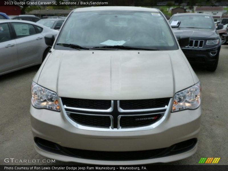 Sandstone / Black/Sandstorm 2013 Dodge Grand Caravan SE