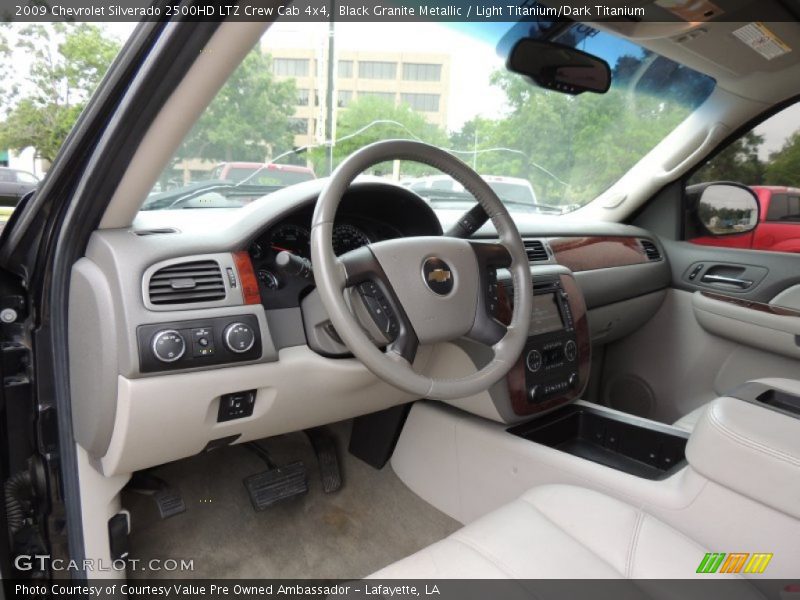 Black Granite Metallic / Light Titanium/Dark Titanium 2009 Chevrolet Silverado 2500HD LTZ Crew Cab 4x4