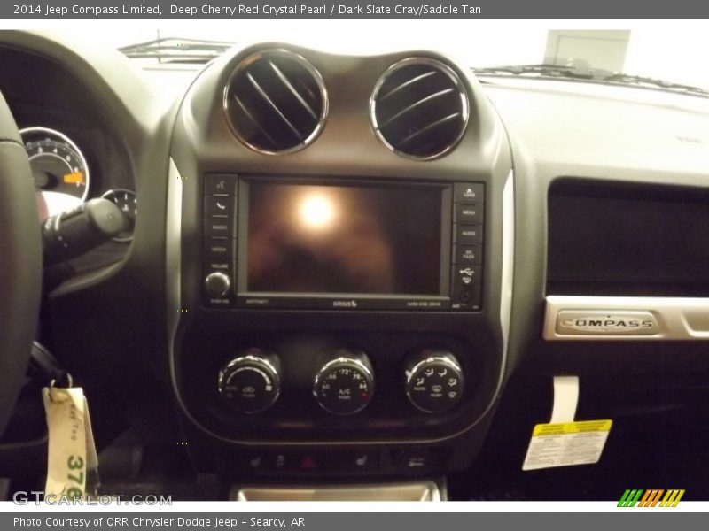 Deep Cherry Red Crystal Pearl / Dark Slate Gray/Saddle Tan 2014 Jeep Compass Limited