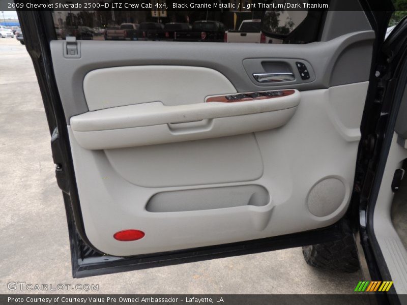 Black Granite Metallic / Light Titanium/Dark Titanium 2009 Chevrolet Silverado 2500HD LTZ Crew Cab 4x4