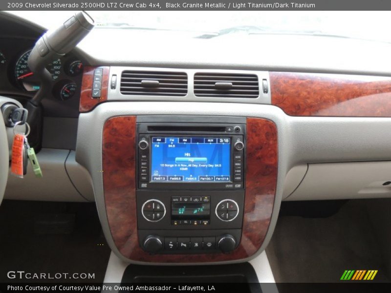 Black Granite Metallic / Light Titanium/Dark Titanium 2009 Chevrolet Silverado 2500HD LTZ Crew Cab 4x4