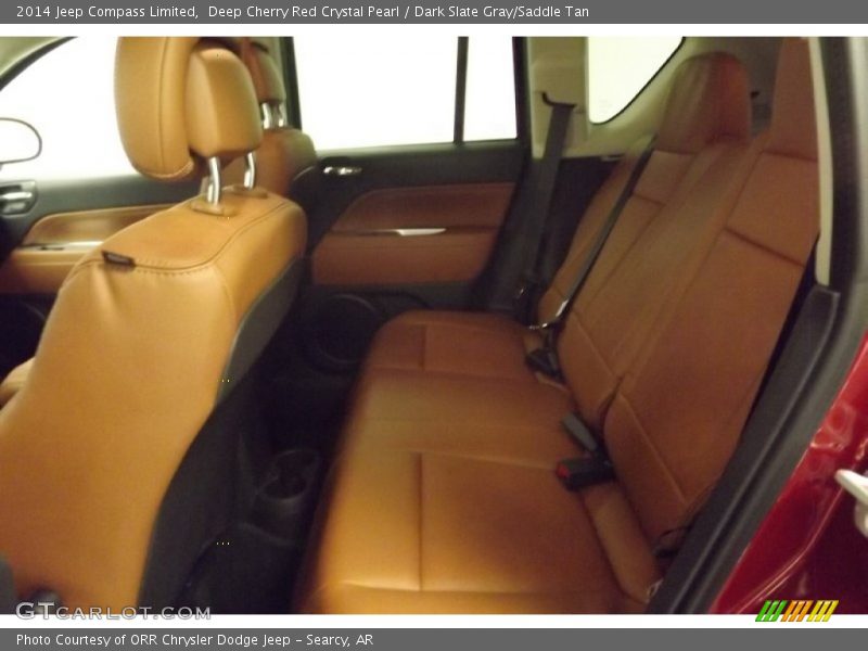 Deep Cherry Red Crystal Pearl / Dark Slate Gray/Saddle Tan 2014 Jeep Compass Limited