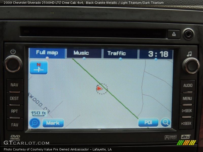 Black Granite Metallic / Light Titanium/Dark Titanium 2009 Chevrolet Silverado 2500HD LTZ Crew Cab 4x4